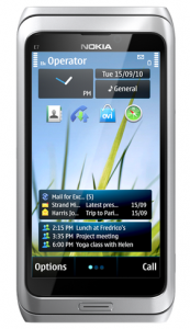 Nokia e7 display