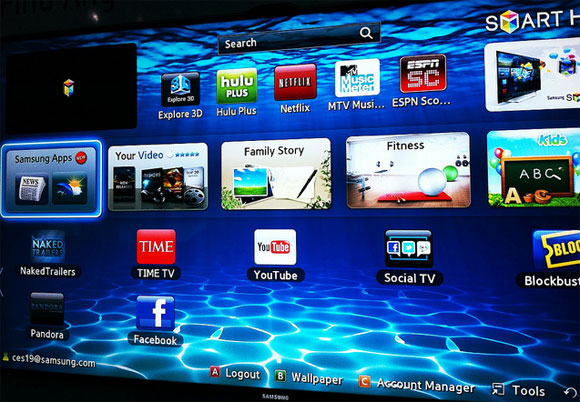 Samsung Smart TV CES 2012