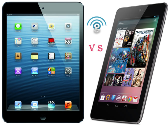 Apple iPad mini vs Nexus 7