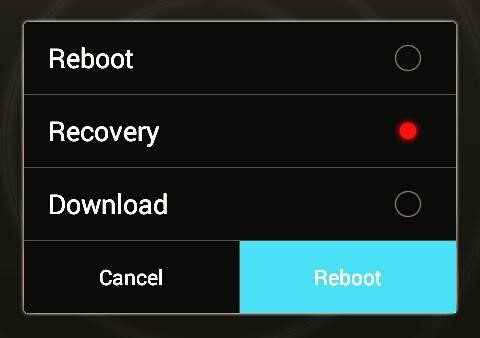 Android Recovery Mode reboot