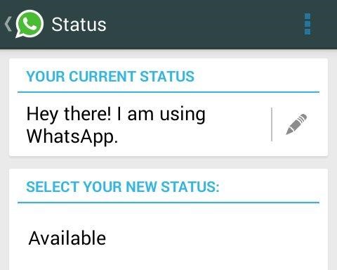 whatsApp status