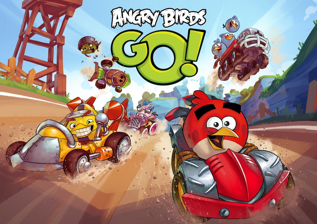 Angry Birds GO racing game